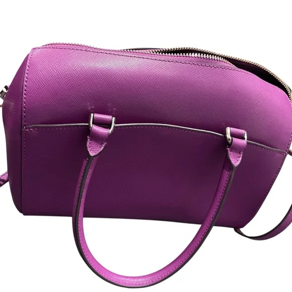 Kate Spade Vibrant Purple Satchel Handbag Purse - Picture 2 of 4
